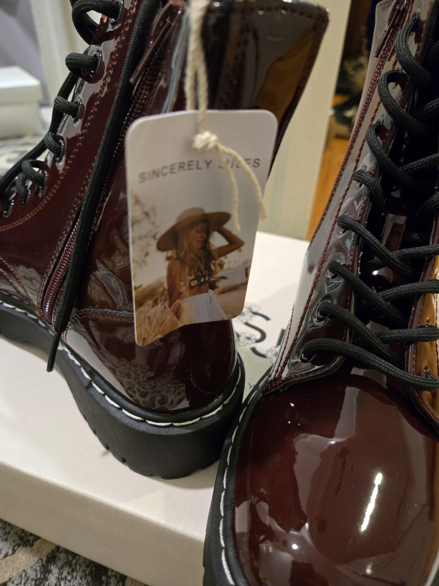 Burgundy Boots
