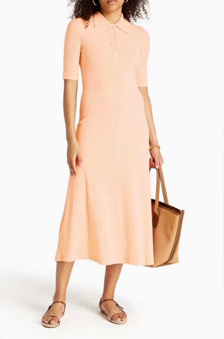 Rosetta Getty Peach Polo Dress