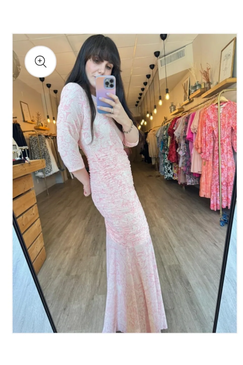 Juliette dress in pink from Modshop NWT sz S (4-6)