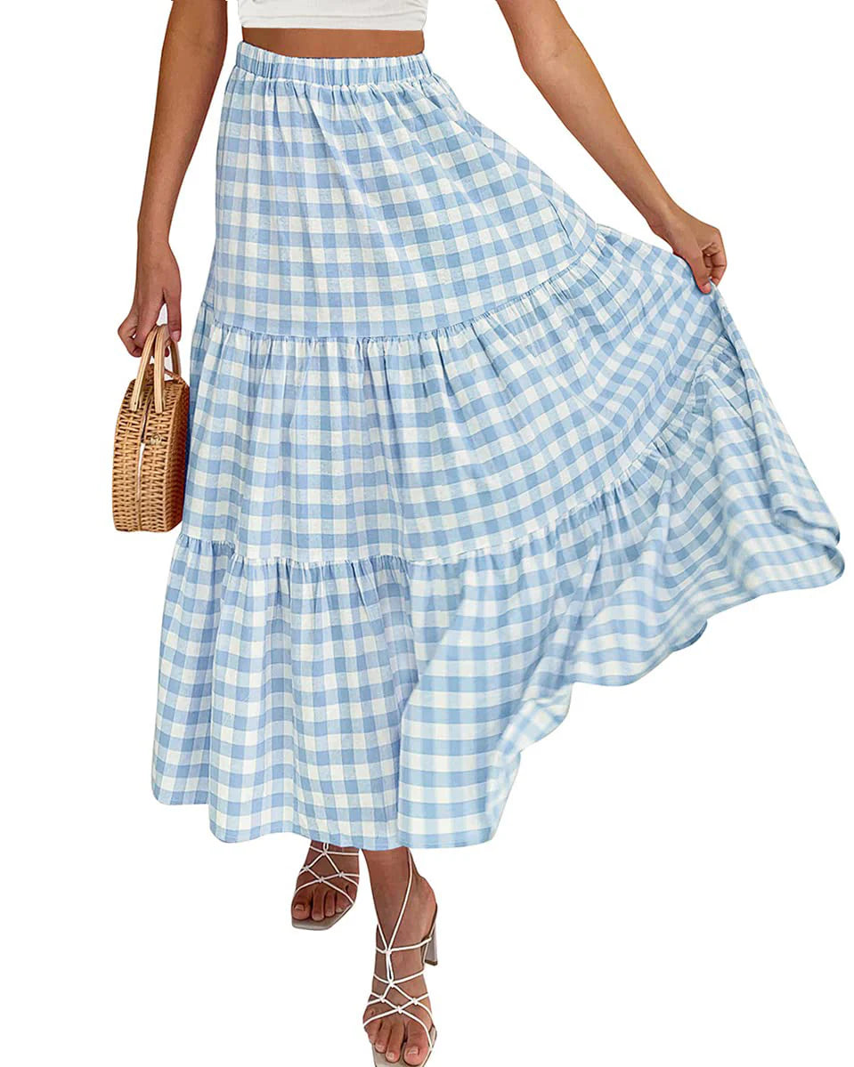 Checkered Skirt