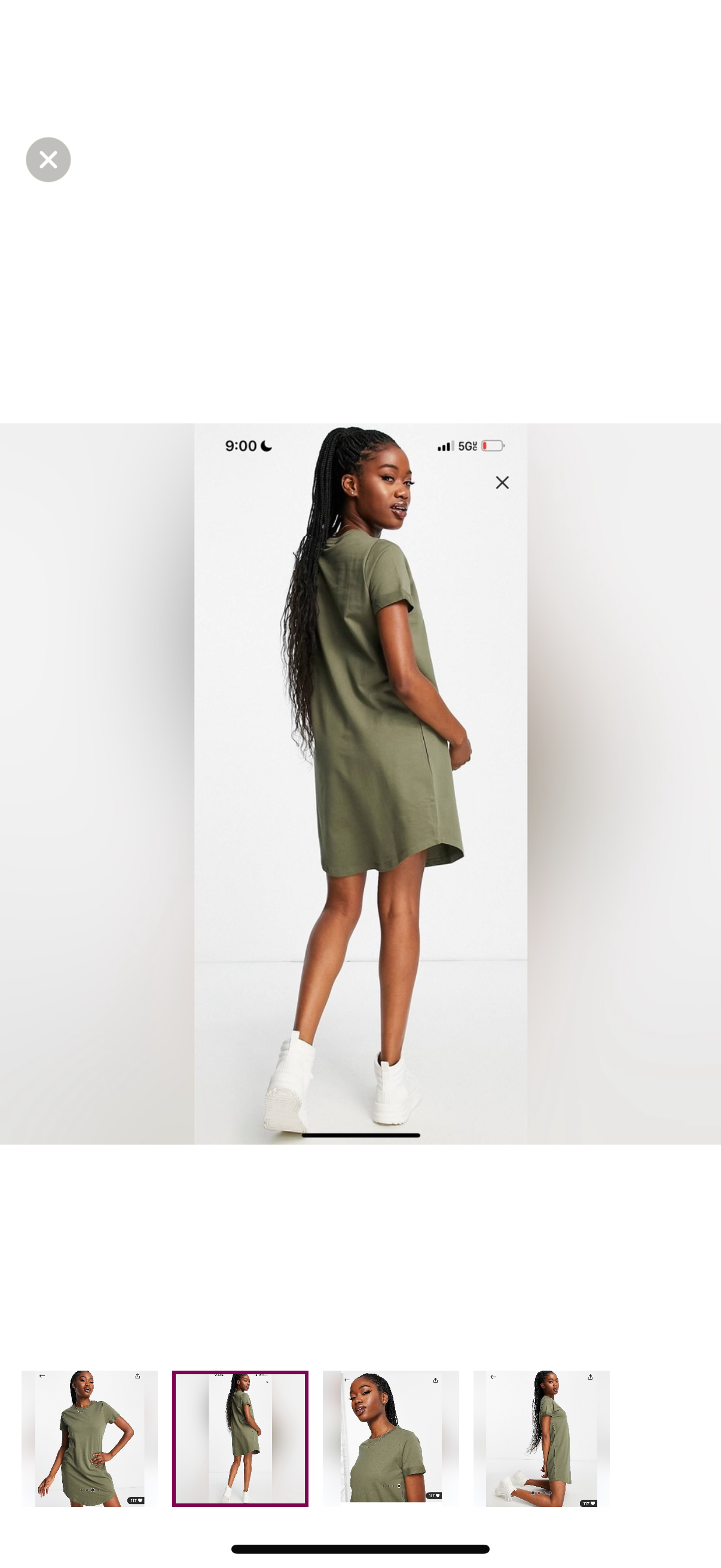 Noisy may Alexa sweatshirt dress NWT size M