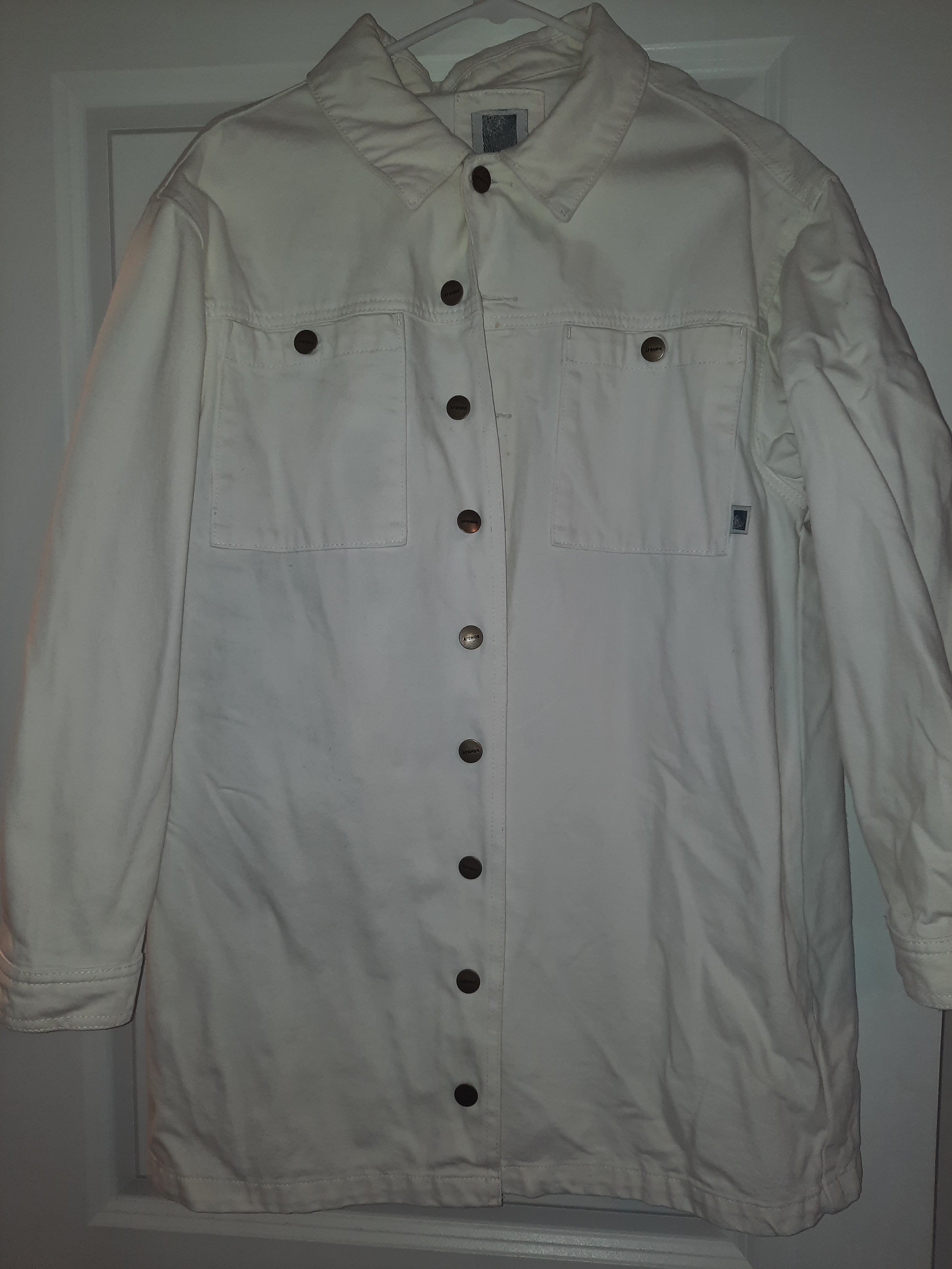 100 percent ORGANIC  heavyweight cotton overshirt /jacket