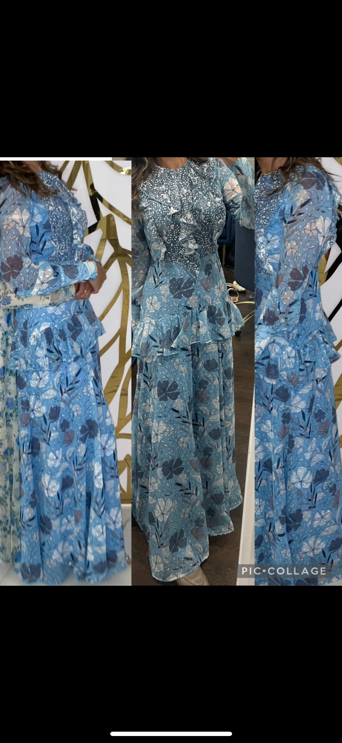 Raquel Blue Gown