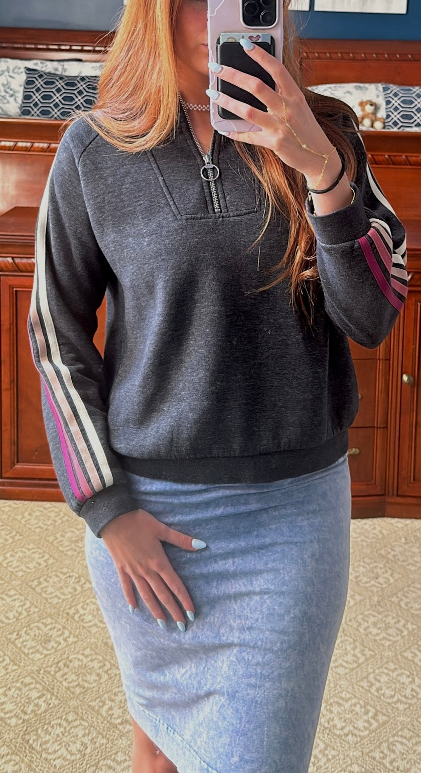 half zip sweater