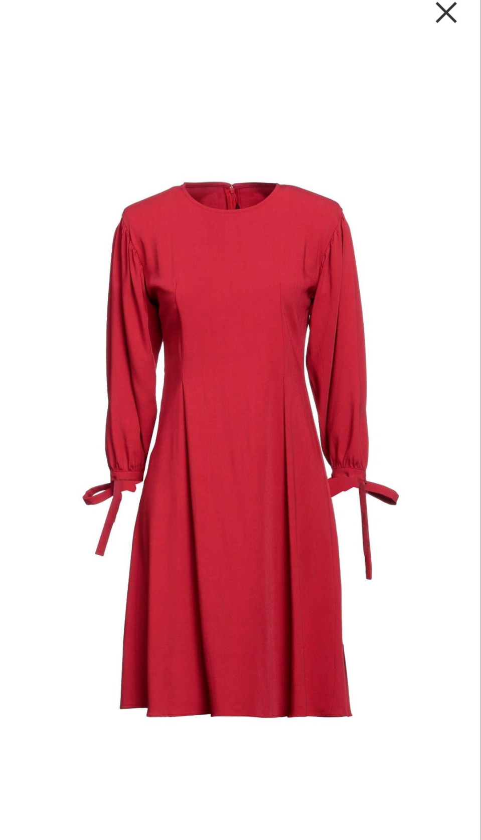 Federica Tosi Red Midi Dress