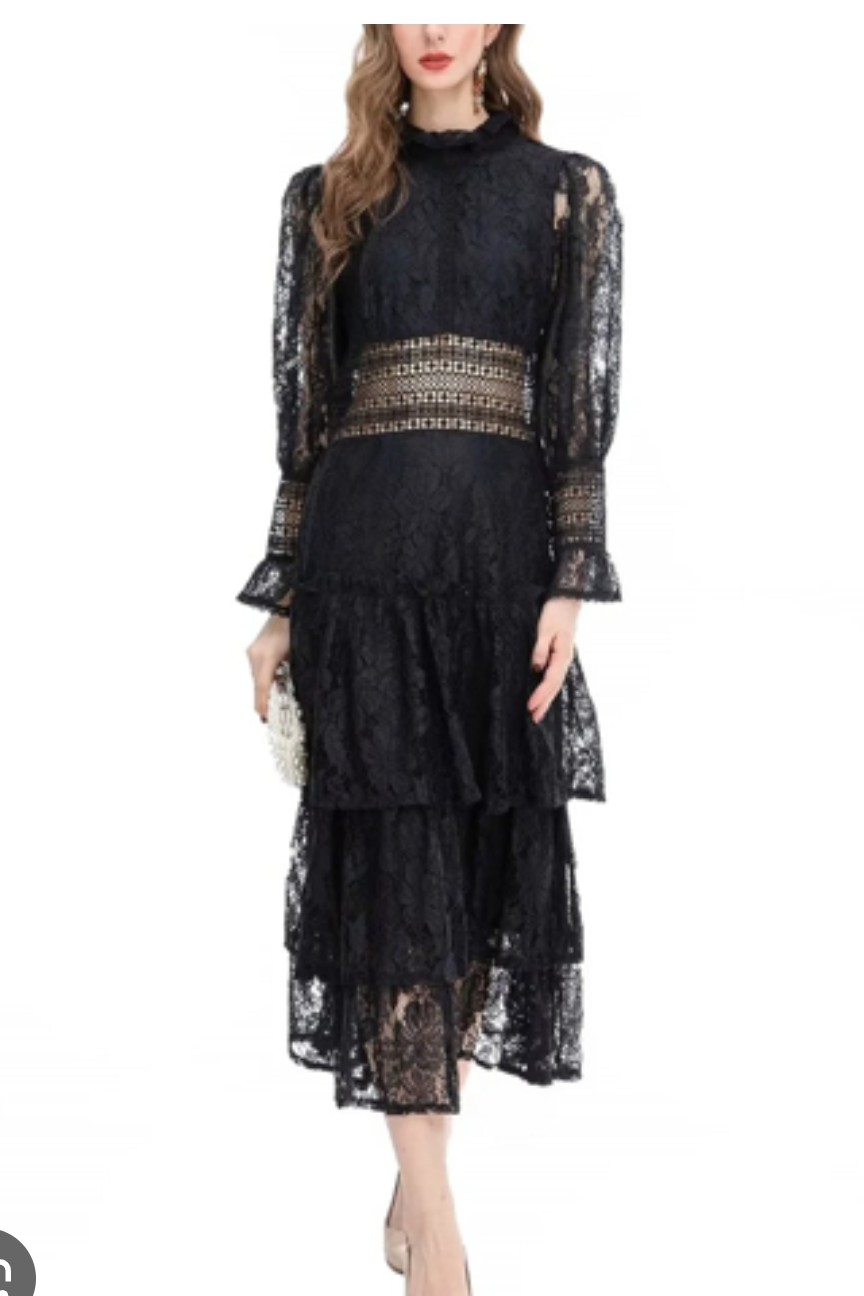 Burryco lace Maxi Dress