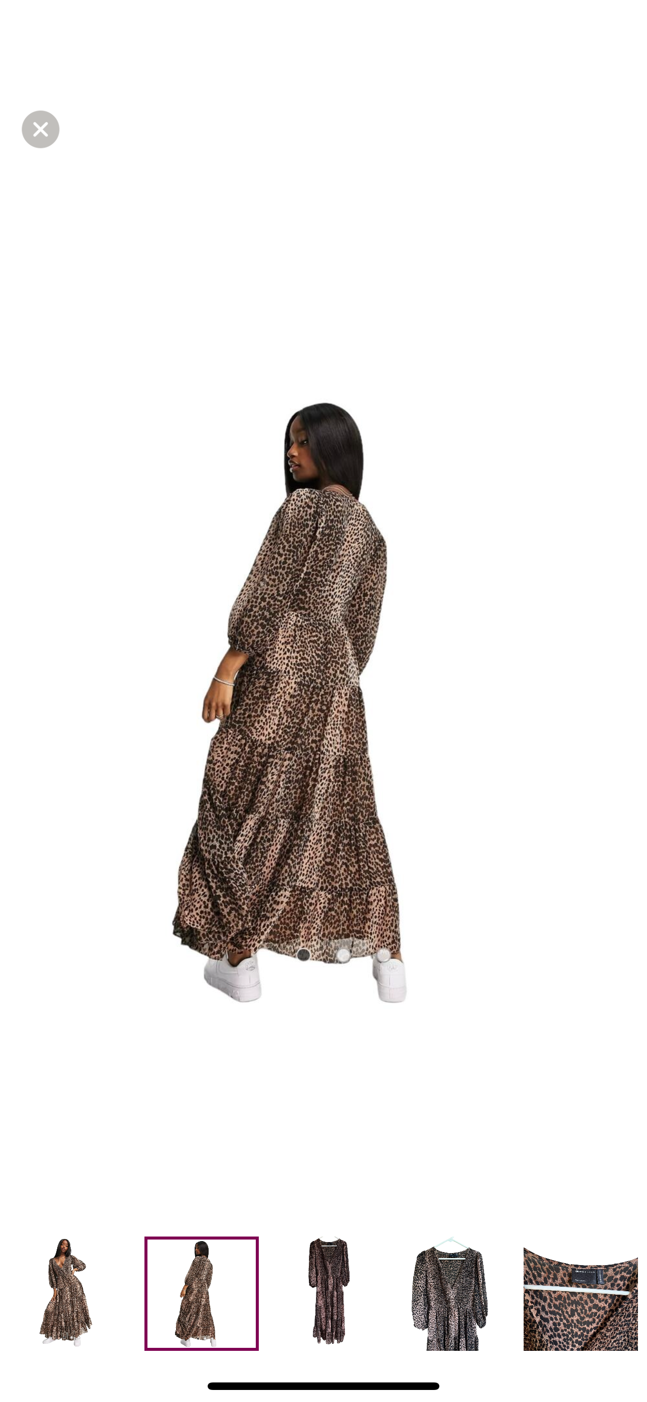 animal print maxi dress