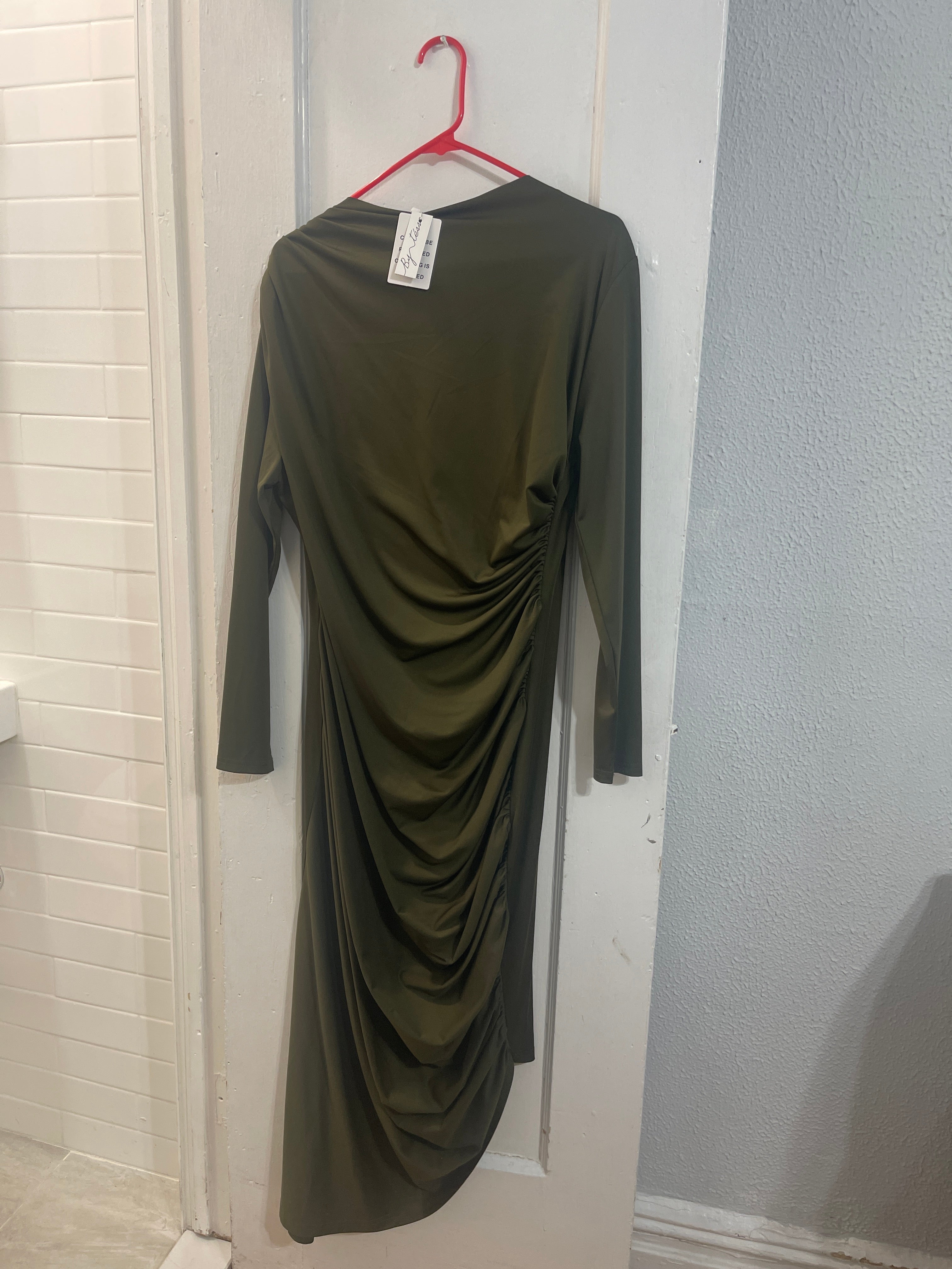 ruched dress