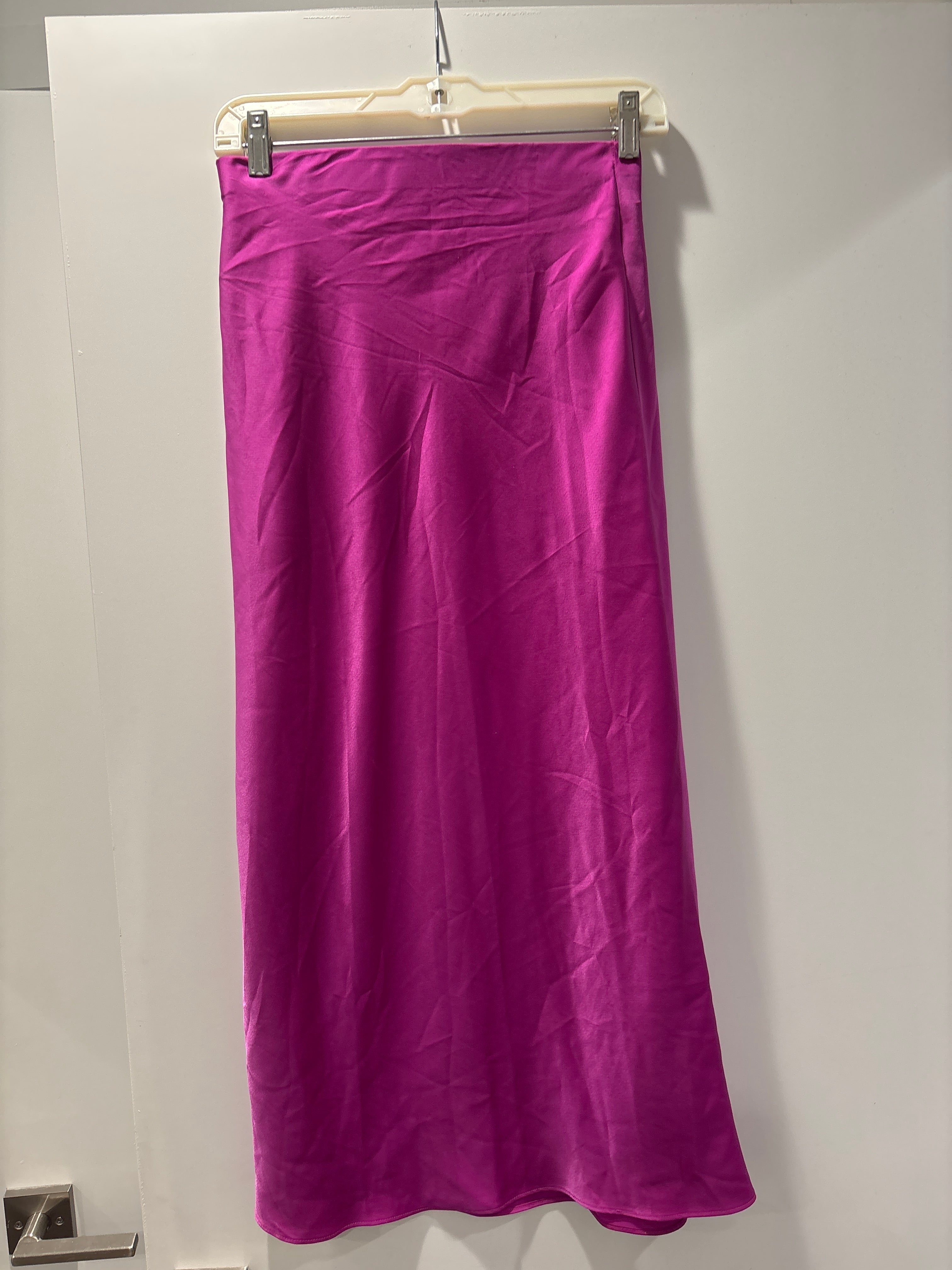 Fuschia Pink Slip Skirt