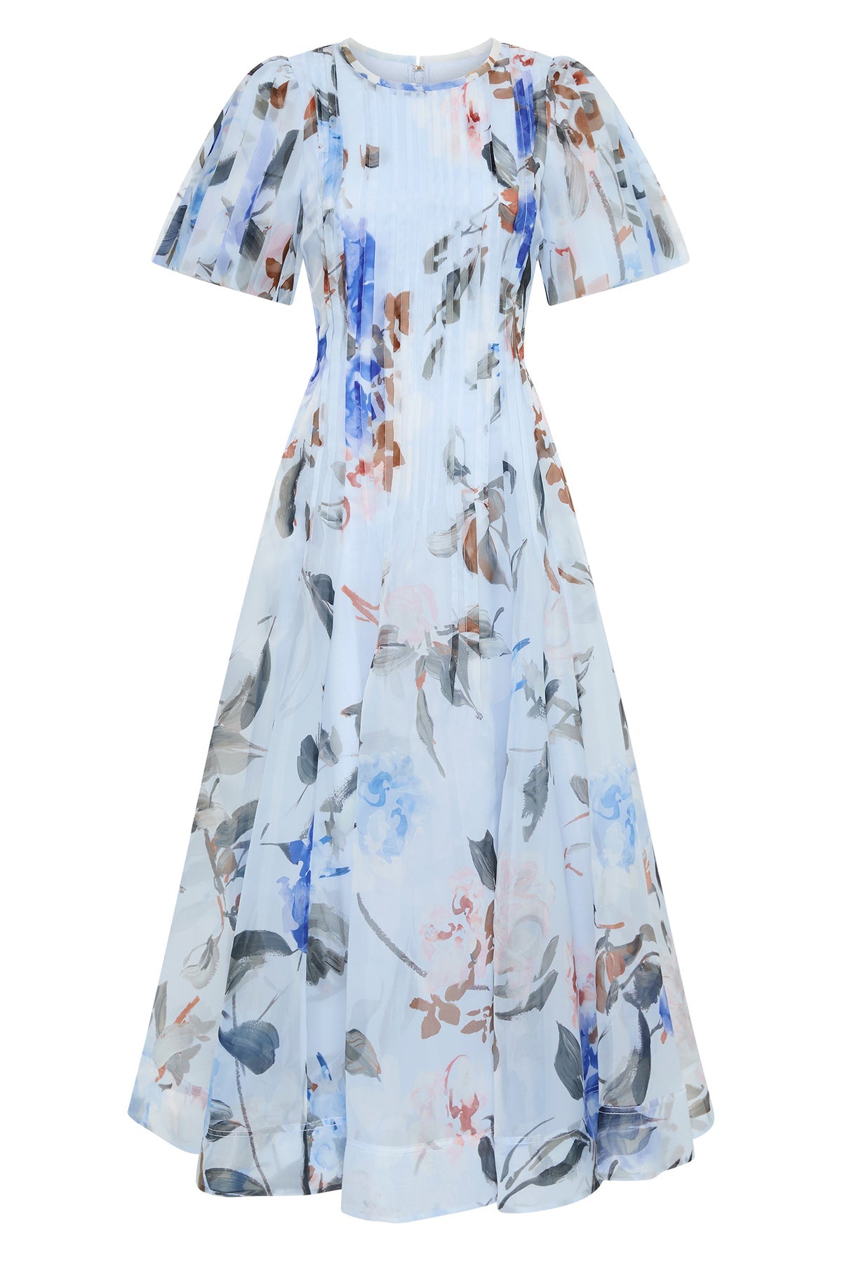 Aje Nova Pleated Midi Dress