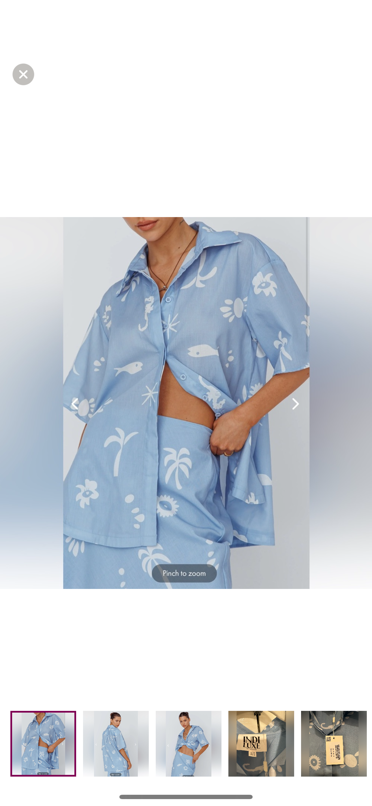 Light blue matching set