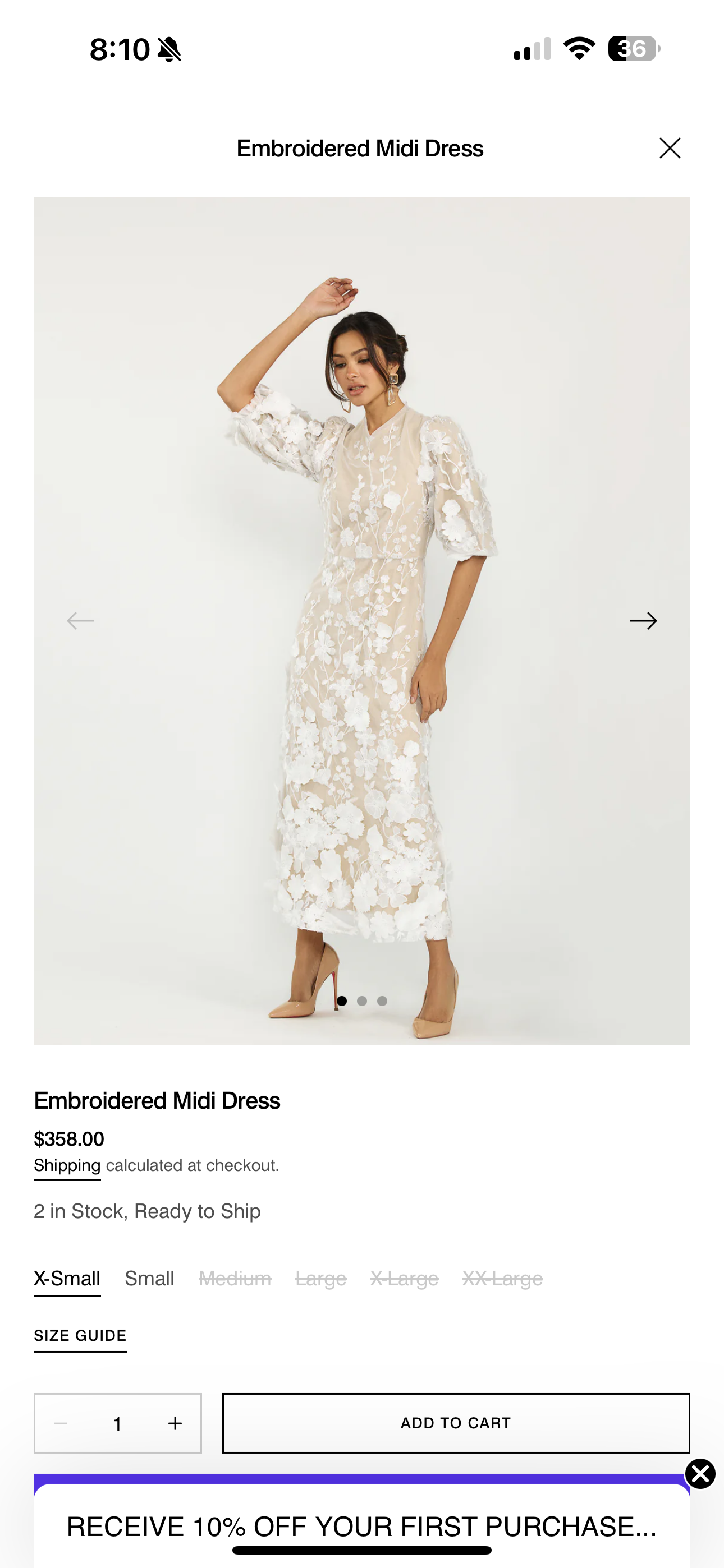 Ellie makir midi dress