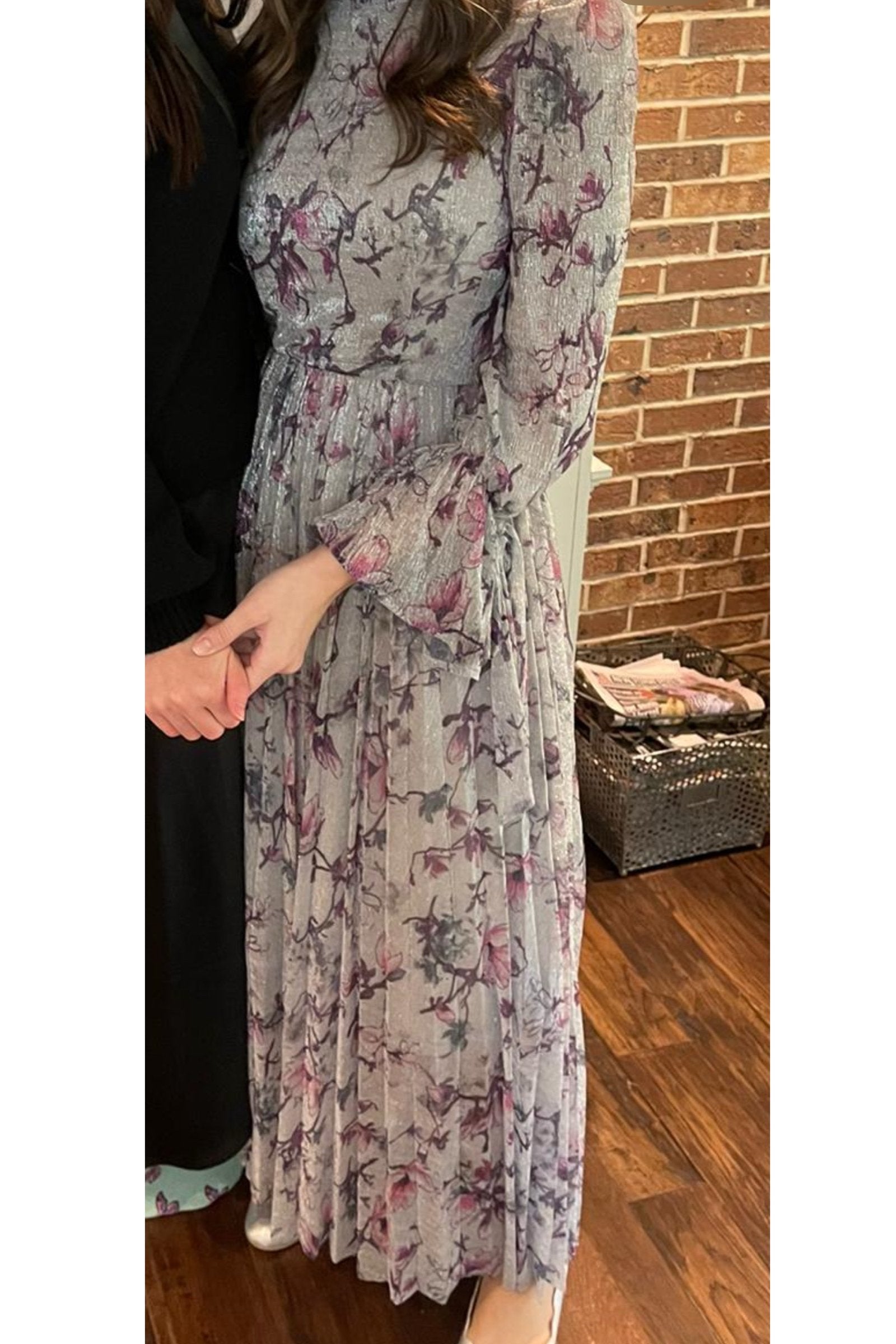 Stunning Floral Raquel Couture Dress