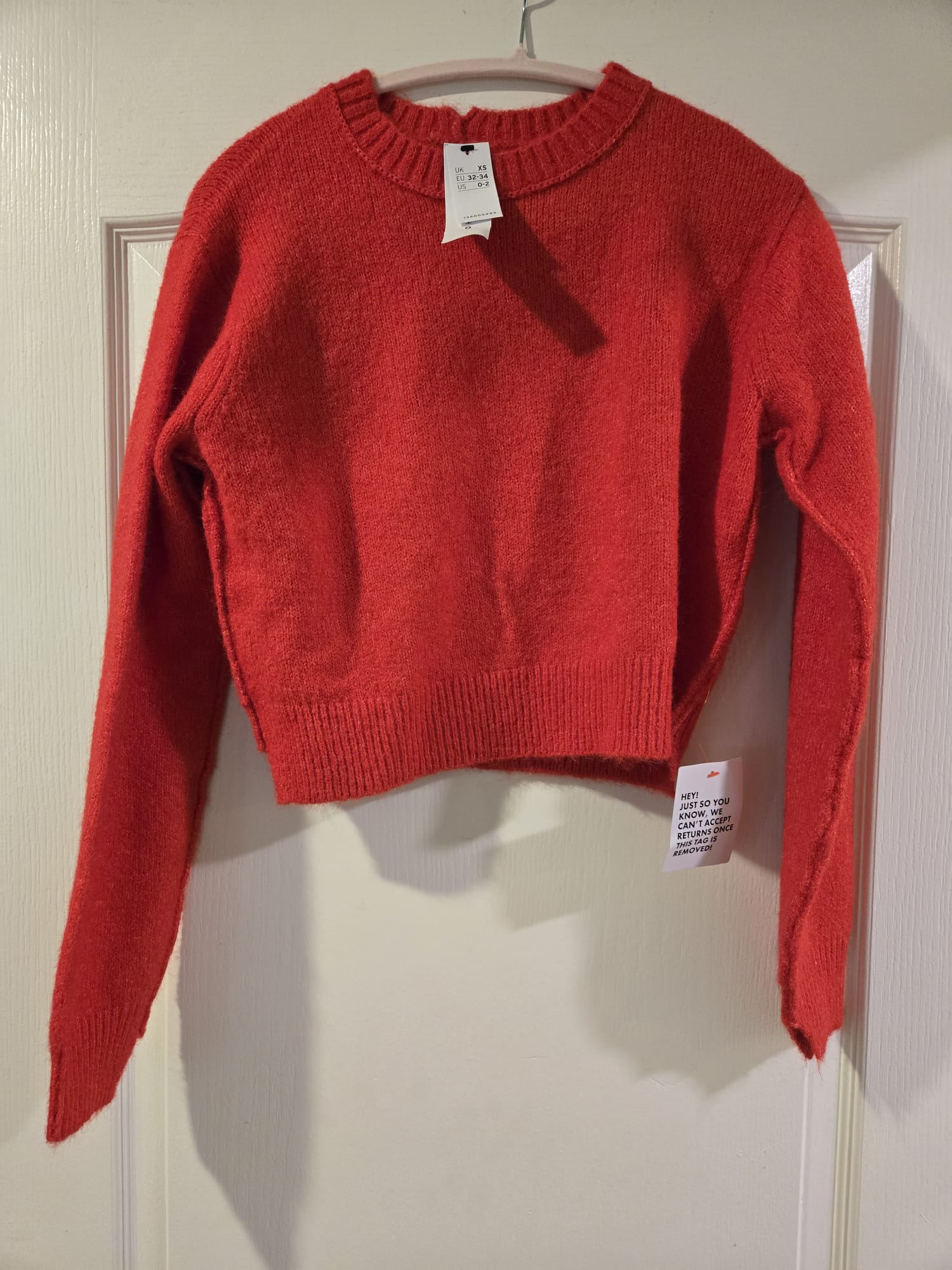Topshop red sweater