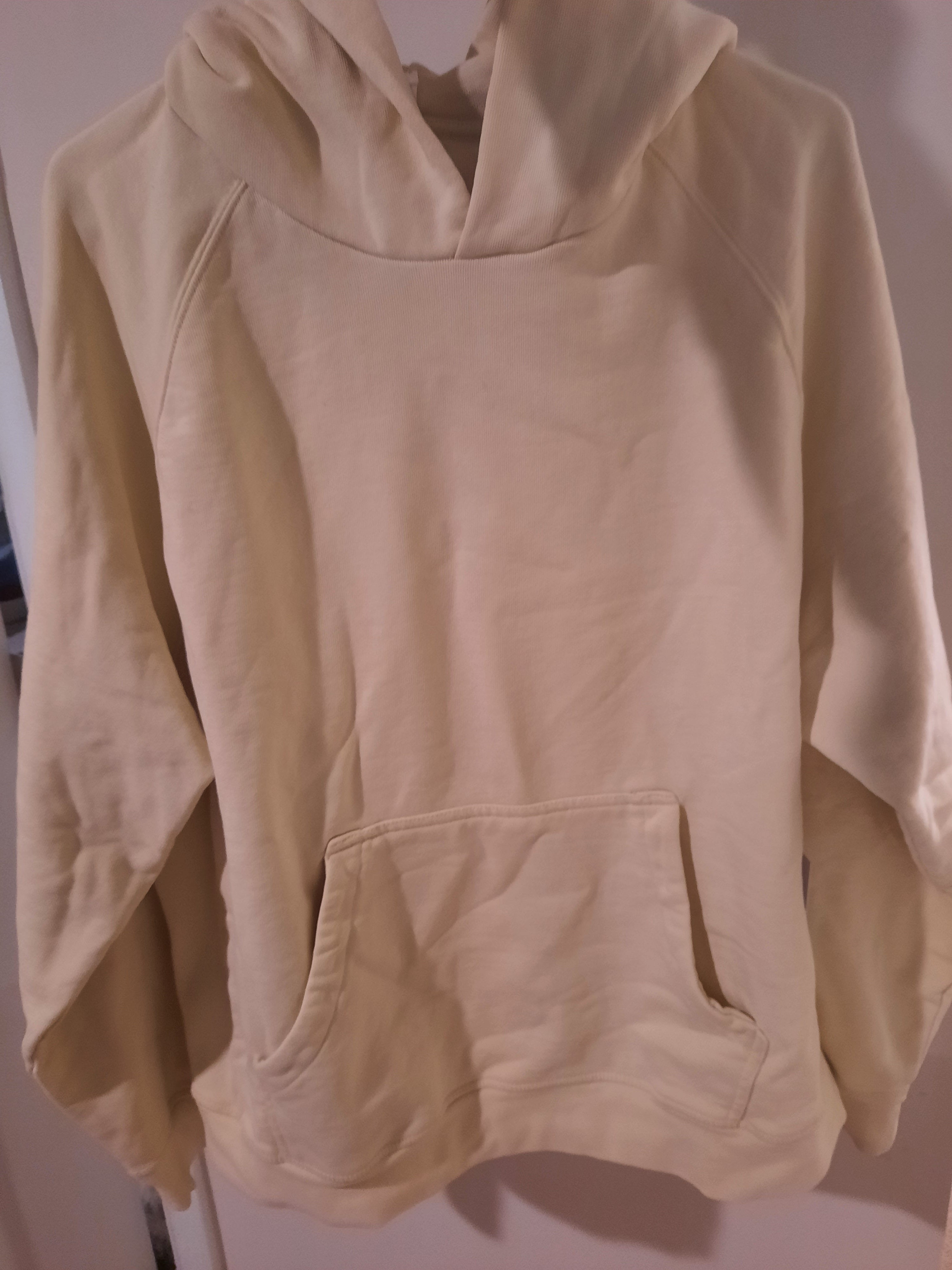 GOTS Certified organic heavy winter Hoodie in off white New with tag