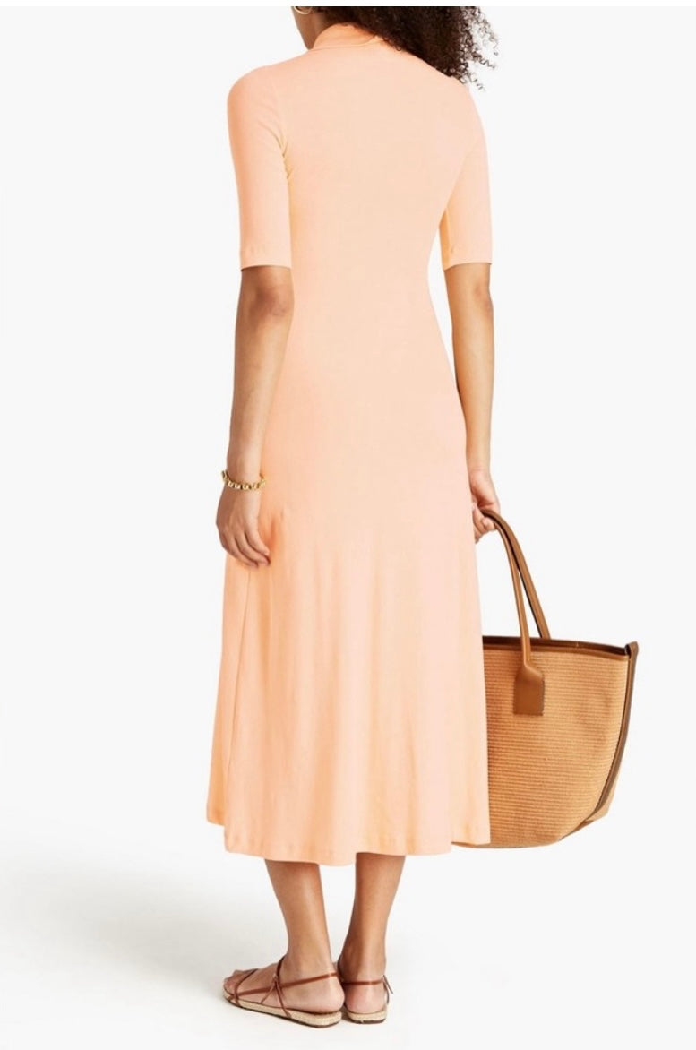Rosetta Getty Peach Polo Dress