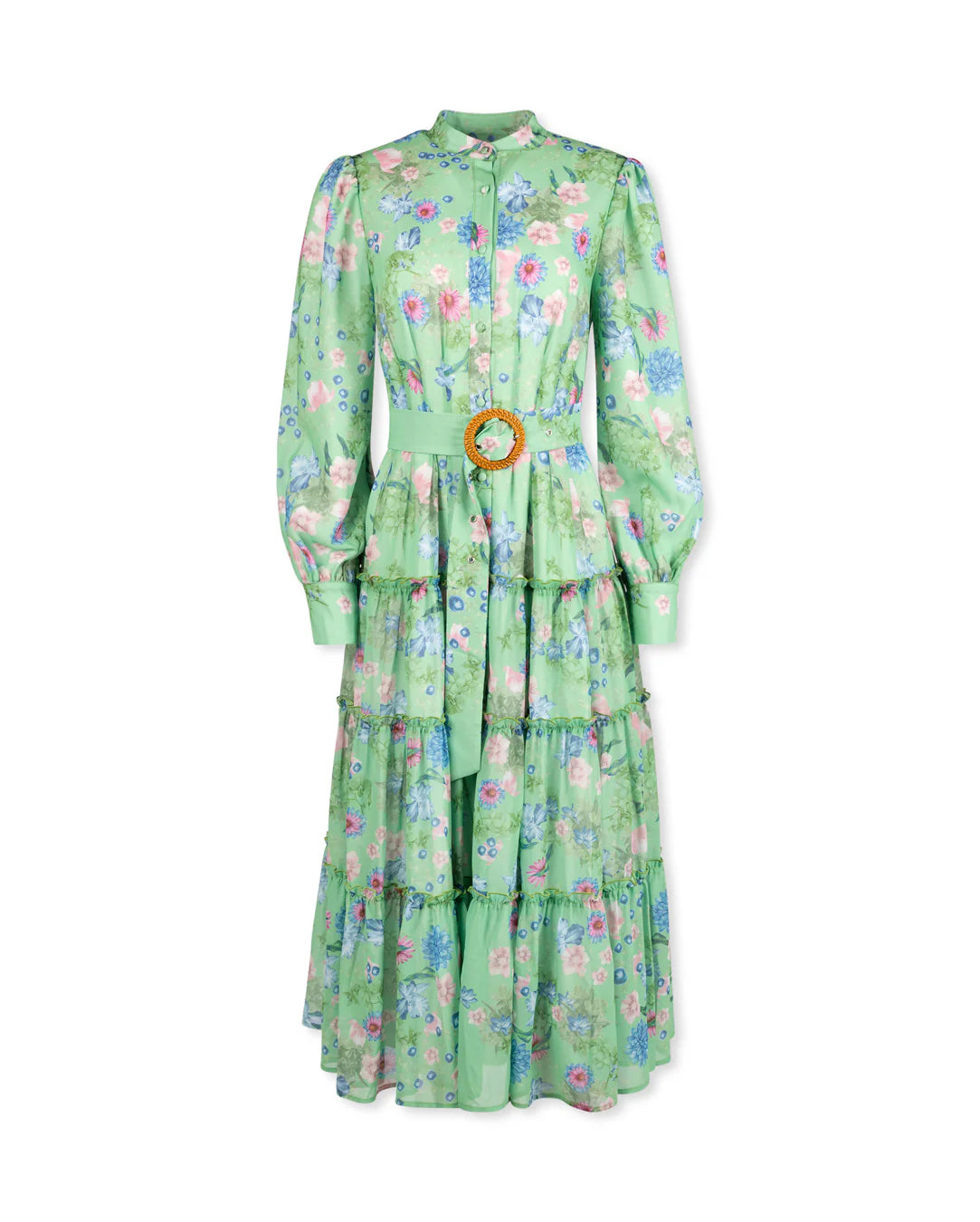 Green Floral Dress