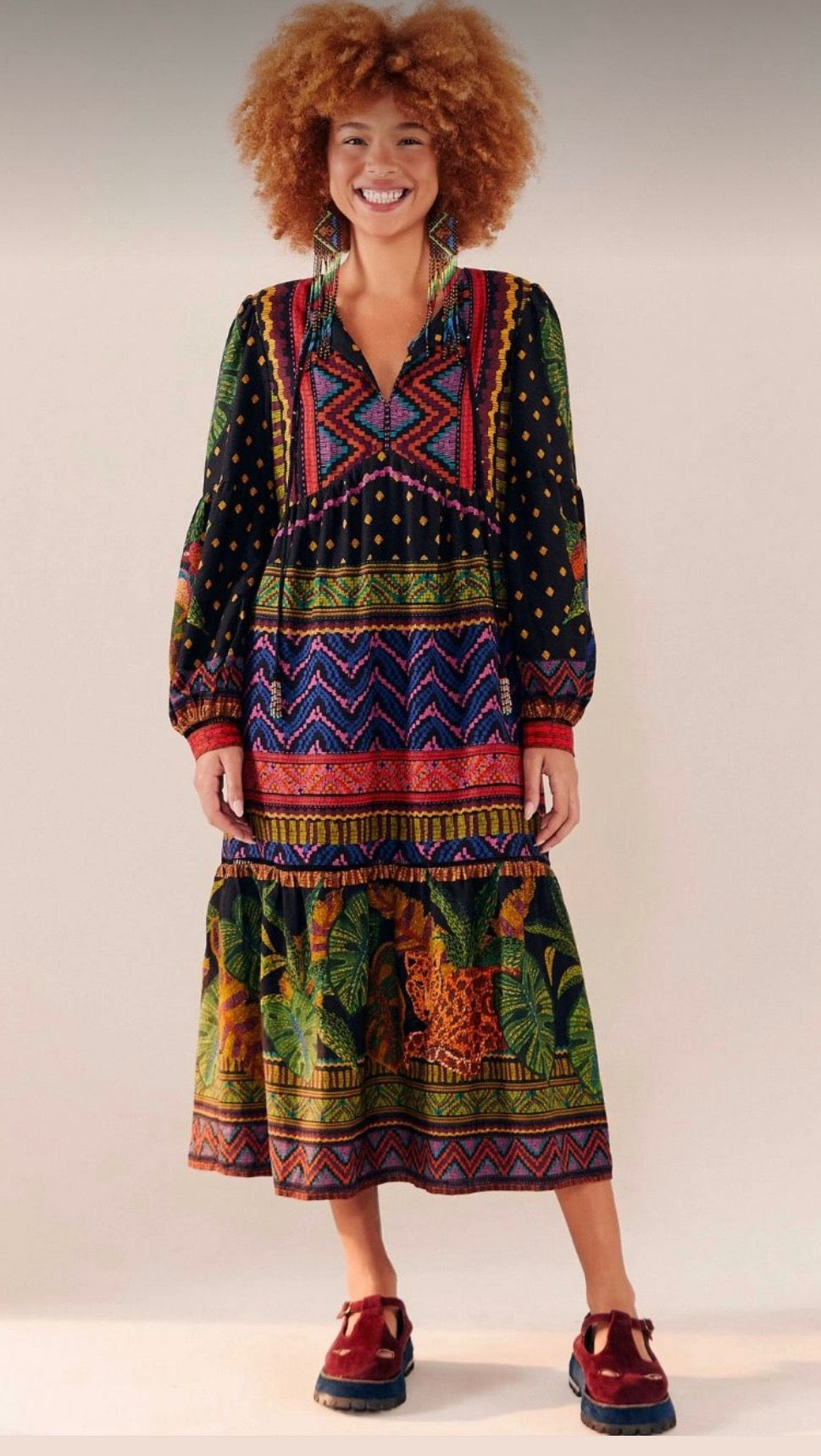 Farm Rio Pattern Dress