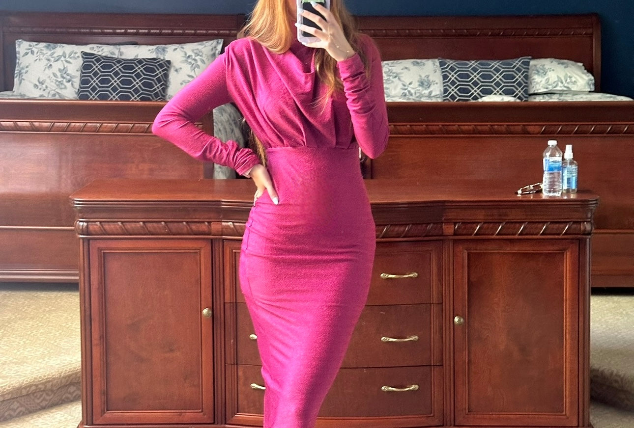 midi event dress