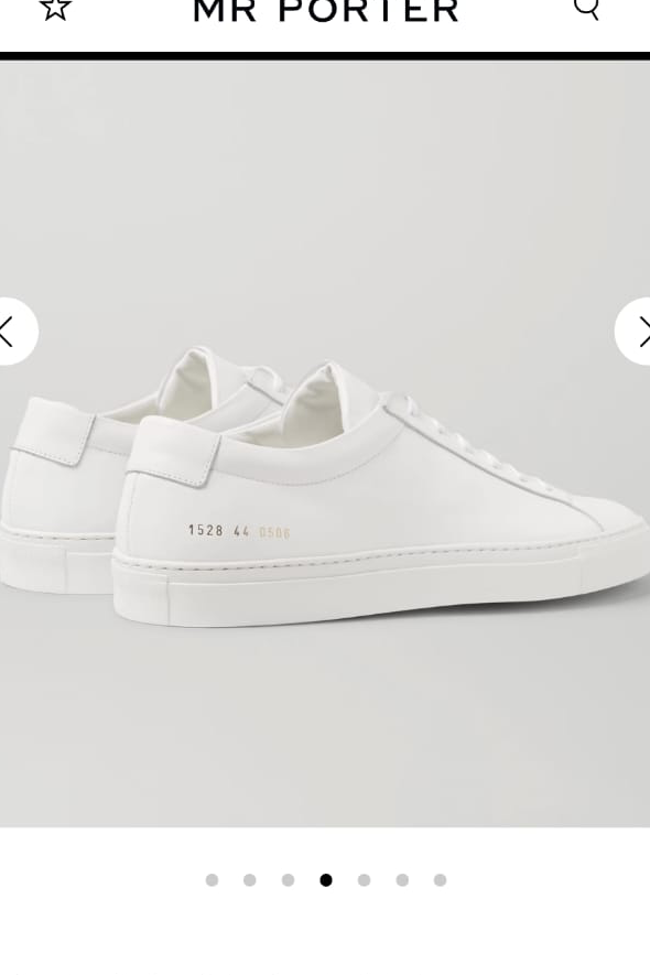 Common Projects Men's Achilles Leather Sneakers