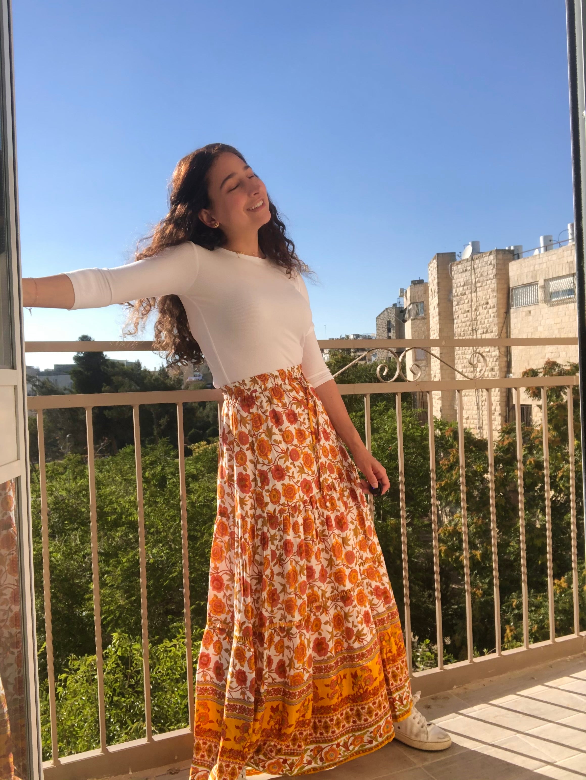 Floral summer maxi