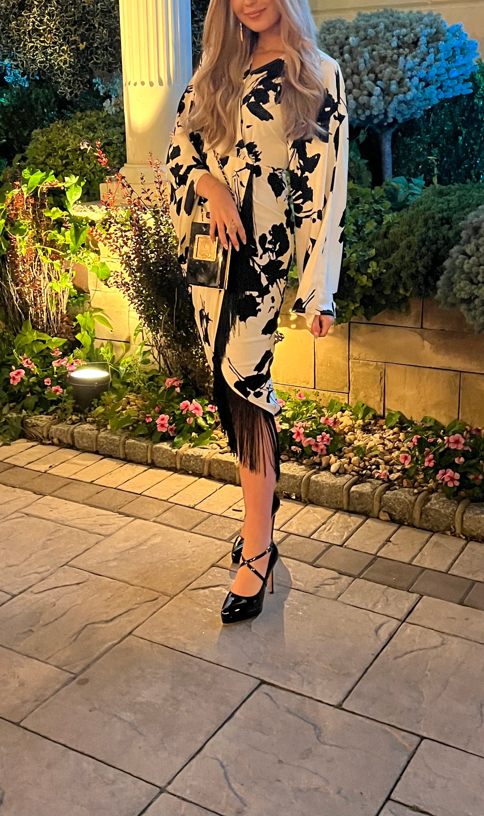 Tassel Wrap Dress