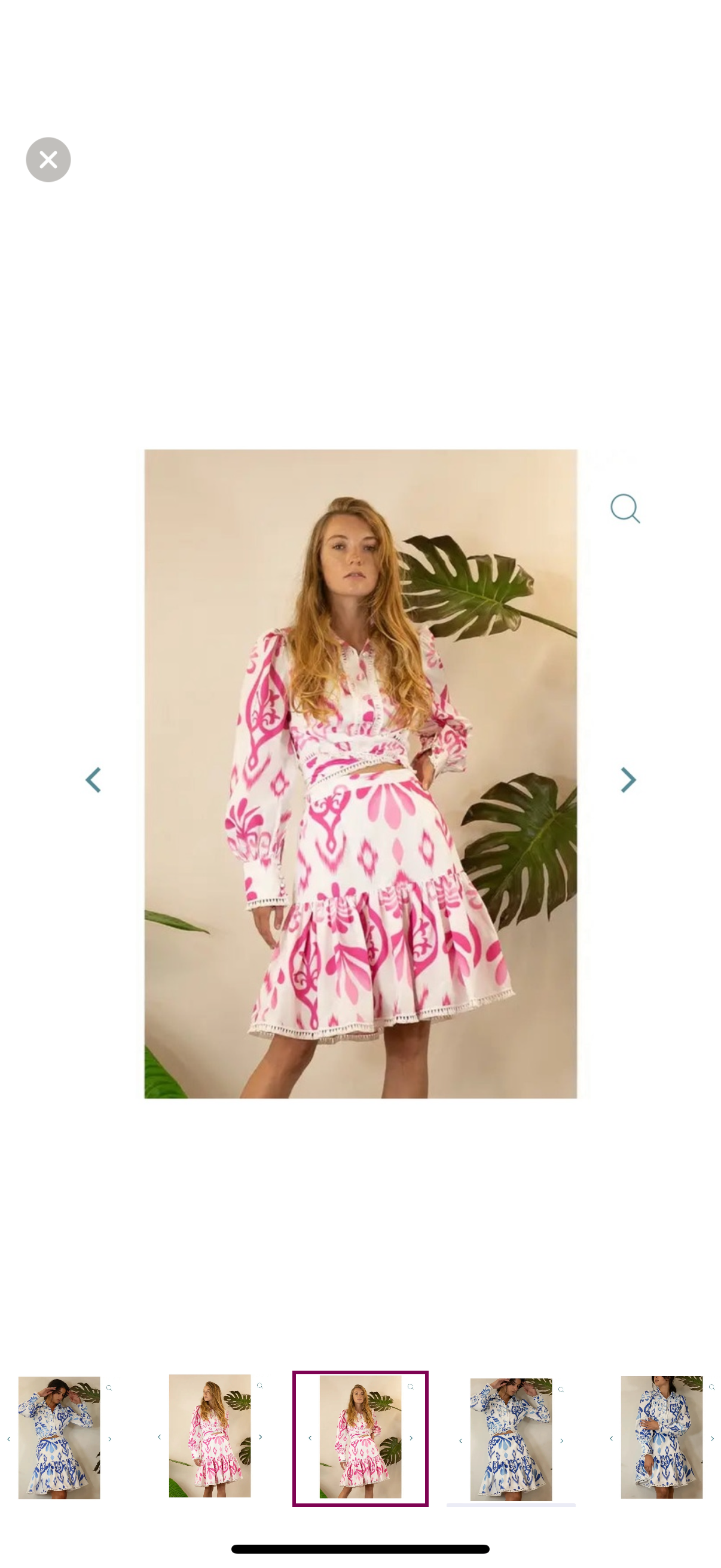 Shop Dolly Milan set size M NWT in pink